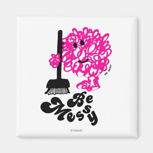 Herr Messy Cleaning Magnet (Vorne)