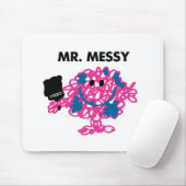 Herr Messy Holding a Paintbrush Mousepad (Mit Mouse)