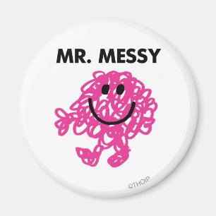 Herr Messy Klassische Pose Magnet