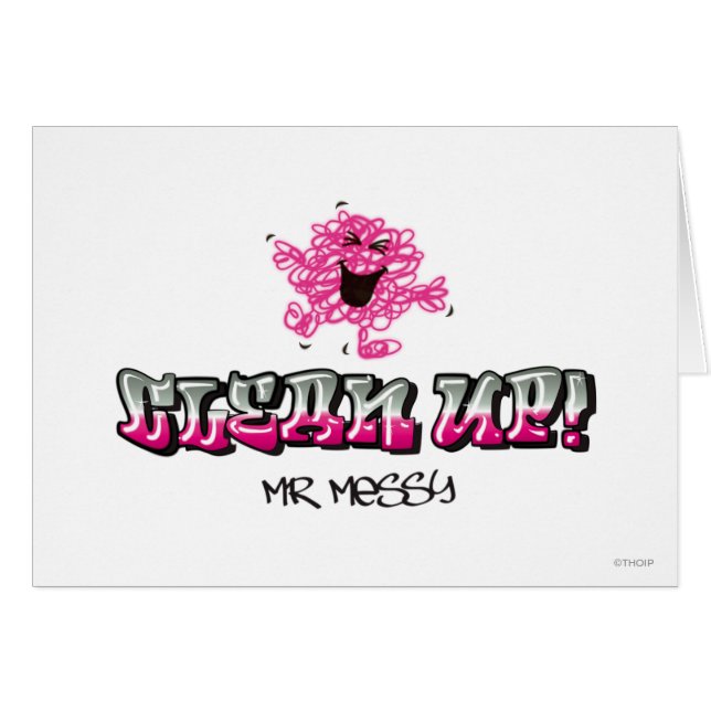 Herr Messy sagt "Aufräumen" (Vorderseite (Horizontal))