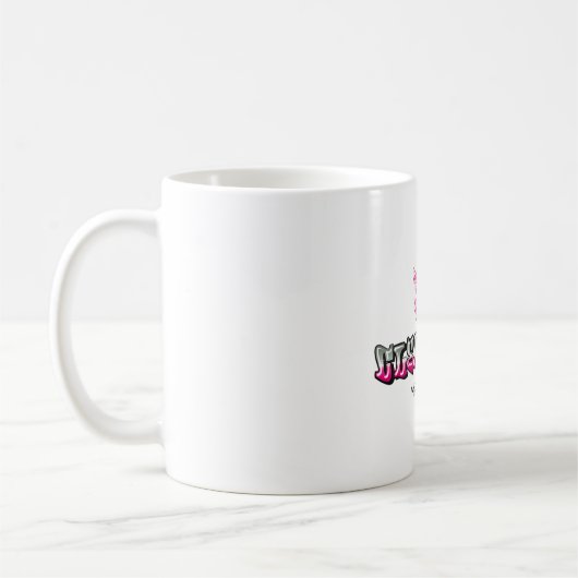 Herr Messy sagt "Aufräumen" Kaffeetasse (Links)