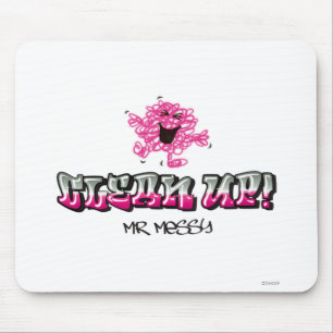 Herr Messy sagt "Aufräumen" Mousepad