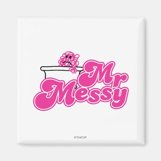Herr Messy | Wanne planschen Magnet (Vorne)