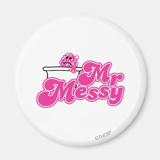 Herr Messy | Wanne planschen Magnet (Vorne)