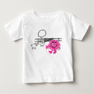 Herr Messy & zwei Schweine Baby T-shirt