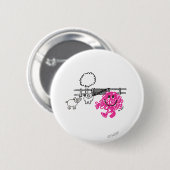 Herr Messy & zwei Schweine Button (Vorne & Hinten)