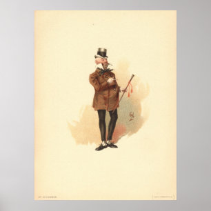 Herr Micawber von Kyd - Dickens' David Copperfield Poster