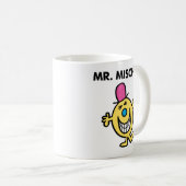 Herr Mischief |, das vergnügt lächelt Kaffeetasse (VorderseiteRechts)