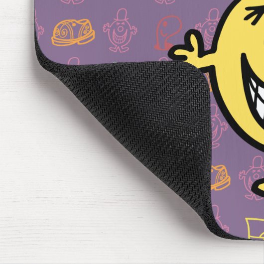 Herr Mischief | Lächeln fröhlich Mousepad (Ecke)