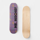 Herr Mischief | Lächeln fröhlich Skateboard (Vorderseite)