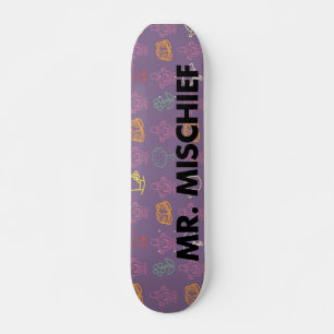 Herr Mischief Lächeln fröhlich Skateboard