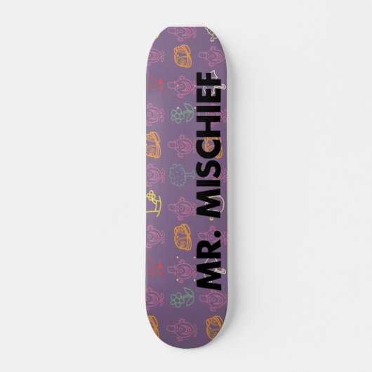 Herr Mischief | Lächeln fröhlich Skateboard (Vorne)