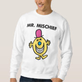 Herr Mischief | Lächeln fröhlich Sweatshirt (Vorderseite)