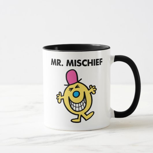 Herr Mischief | Lächeln fröhlich Tasse (Rechts)