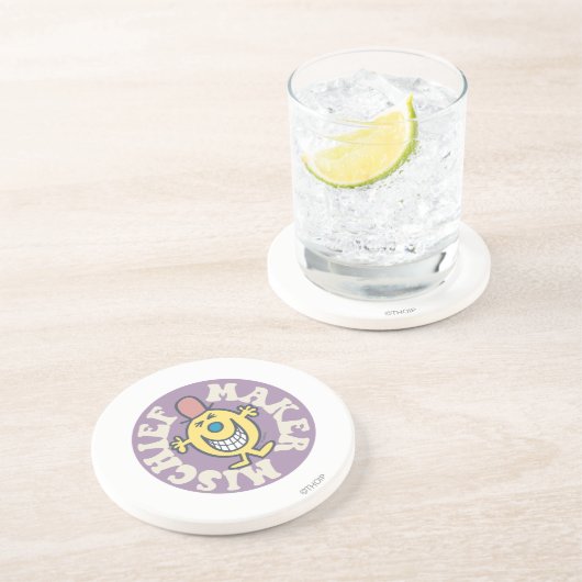 Herr Mischief | Mischief Maker Getränkeuntersetzer (Seite)