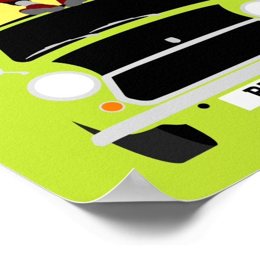 Herr Mister Bean Classic Mini Car Poster (Ecke)