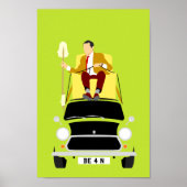 Herr Mister Bean Classic Mini Car Poster (Vorne)