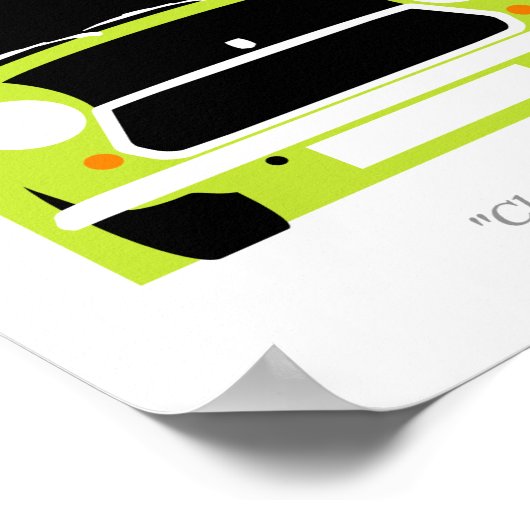 Herr Mister Bean Classic Mini Car Poster (Ecke)