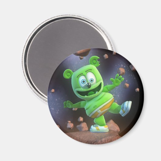 Herr Mister Gummibär Asteroid Magnet (Vorderseite/Rückseite)