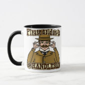 Herr mit Oberlippenbart Tasse (Links)