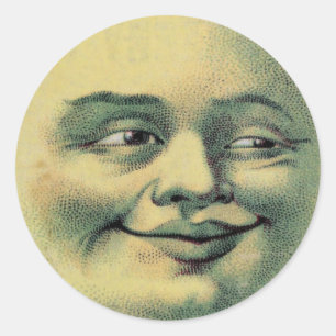 Herr Mond - Aufkleber