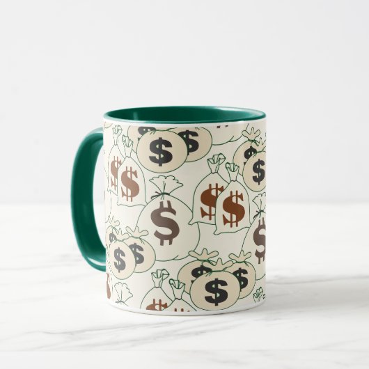 Herr Money Bags Mug Tasse (Vorderseite Links)