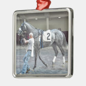 Herr Monolo Silbernes Ornament (Links)