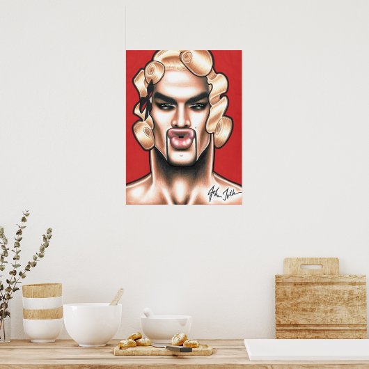 Herr Monroe Poster (Küche)