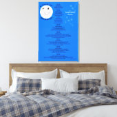 Herr Moon Personalize Name 18" x 27" Leinwanddruck (Insitu (Schlafzimmer))