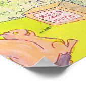 Herr Moose and Friends (Teil 1 eines Triptychons) Poster (Ecke)