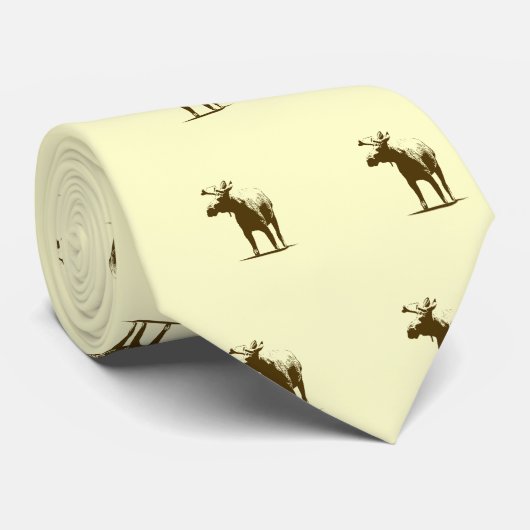 Herr Moose Goes zum Büro Krawatte (Gerollt)