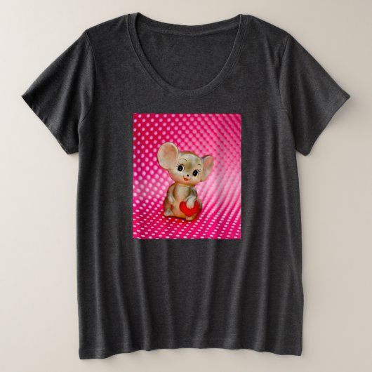 Herr Mouse Große Größe T-Shirt (Design vorne)