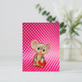 Herr Mouse Postkarte (Stehend Vorderseite)