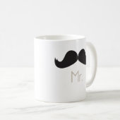 Herr Moustache Mug Kaffeetasse (VorderseiteRechts)