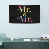 Herr & Mr. Gay Bachelor Party Gay Marriage Banner (Messeveranstaltung)