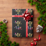 Herr & Mr. Gay Bachelor Party Gay Marriage Geschenkpapier<br><div class="desc">Herr & Mr. Gay Bachelor Party Gay Marriage</div>
