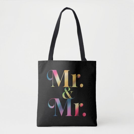 Herr & Mr. Gay Bachelor Party Gay Marriage Tasche (Vorderseite)