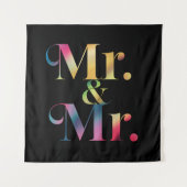 Herr & Mr. Gay Bachelor Party Gay Marriage Wandteppich (Vorderseite)