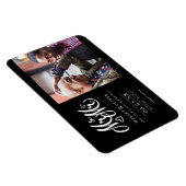 Herr & Mr. Script - Save the Date mit Foto Magnet (Rechte Seite)