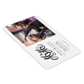 Herr & Mr. Script - Save the Date mit Foto Magnet (Rechte Seite)