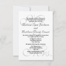 Herr & Mrs. - 3x5 Einladung zur Hochzeit und zum E