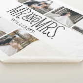 Herr & Mrs. Acht Foto Handschrift Custom Sherpadecke (3/4)