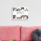 Herr & Mrs. Aight Foto Hand Letter Monogram Leinwanddruck (Insitu (Wohnzimmer))