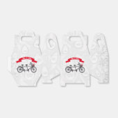 Herr & Mrs. Bicycle Gastgeschenk Hochzeit Box Geschenkschachtel (Ungefaltet)