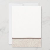 Herr & Mrs. Champange Sparkle Wedding Einladung (Rückseite)