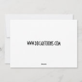 Herr & Mrs. Claus Feiertagskarte (Rückseite)