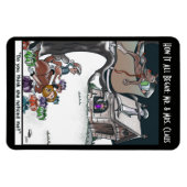 Herr & Mrs Claus How it All Began Poster Magnet (Horizontal)
