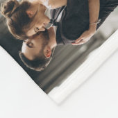 Herr & Mrs. Eight Foto Handschrift Custom Fleecedecke (Ecke)