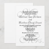 Herr & Mrs. - Einladung zu Hochzeiten und Empfänge (Vorne/Hinten)