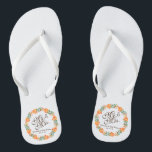 Herr & Mrs. Elegant Floral Wedding Flip Flops Badesandalen<br><div class="desc">Für weitere Anpassungen klicken Sie bitte auf die Schaltfläche "Anpassen" und verwenden Sie unser Designwerkzeug,  um diese Vorlage zu ändern. Wenn die Optionen verfügbar sind,  können Sie Text und Bild ändern,  indem Sie einfach auf "Text oder Bild hier bearbeiten/entfernen" klicken und Ihr eigenes Bild hinzufügen. Vielen Dank.</div>